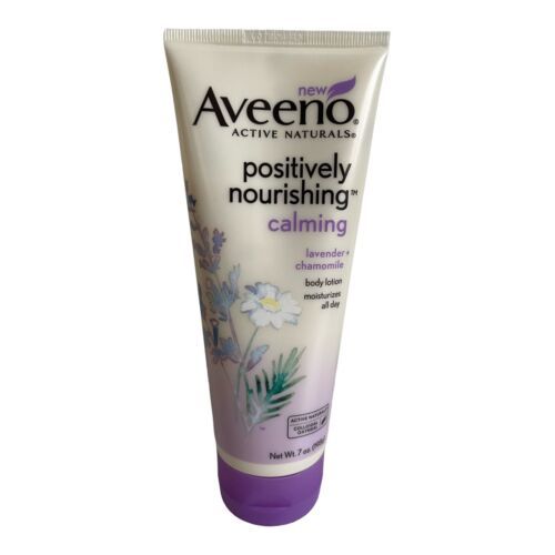 Aveeno Positively Nourishing Calming Body Lotion Lavender Chamomile 7 oz New - $56.05
