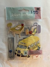 EK SUCCESS Jolee&#39;s Boutique Off the Bus Dimensional Embellishments School Desk - £1.56 GBP