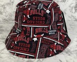 Ultra Game NBA Chicago Bulls Black &amp; Red Bucket Hat Adult Men Women One ... - £14.92 GBP