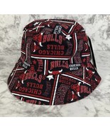 Ultra Game NBA Chicago Bulls Black &amp; Red Bucket Hat Adult Men Women One ... - $18.69