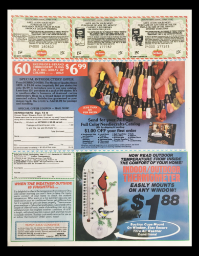 1985 Fancy Feast Gourmet Cat Food Circular Coupon Advertisement Item image 2