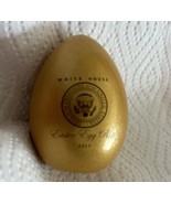 TRUMP 2017 GOLD EASTER EGG  PRESIDENT REPUBLICAN GOP MAGA  WOOD RARE EXC - €82,41 EUR