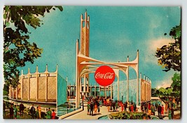 Coca-Cola Company Pavilion New York World&#39;s Fair NYC Postcard Unposted 1965 - £9.25 GBP