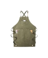 Restaurant Apron ,Canvas X Back Cross Straps Aprons Gift for Women And M... - £27.34 GBP