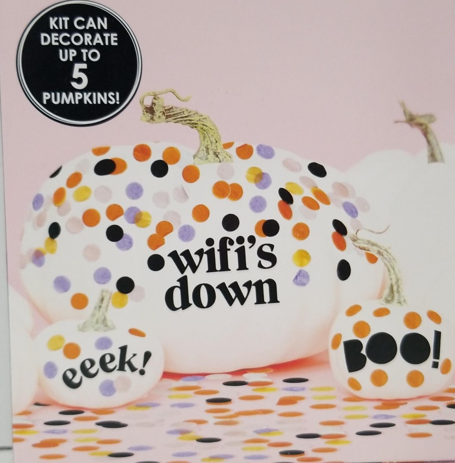 Packed Party Pumpkin Confetti Decorating Kit Item image 2