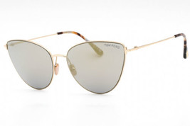 TOM FORD FT1005 32C Gold / Smoke Mirror 62-17-140 Sunglasses New Authentic - £132.26 GBP