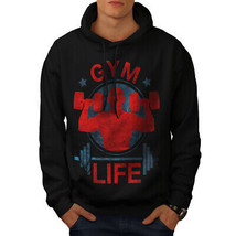 Wellcoda Gym Life Workout Mens Hoodie, Stamina Casual Hooded Sweatshirt - £25.38 GBP+