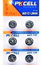 6 x AG13 LR44 A76 357 LR44H SR44SW V357 G13 1.5V Alkaline Button Cell Batteries - £5.50 GBP