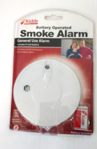 Kidde Smoke Detector, 9V Battery Operated Smoke Alarm, Test-Reset Button -New - £14.06 GBP