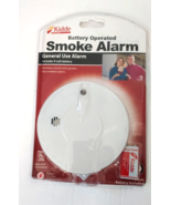 Kidde Smoke Detector, 9V Battery Operated Smoke Alarm, Test-Reset Button... - £13.92 GBP