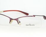 Eye Society Kostüm Von RK Design ES49 492 Aubergine Lila Brille 52mm - $60.07