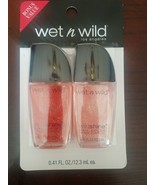 Wet N Wild Wild Shine Nail Color Set Of 2 Pink Sparkle - £11.08 GBP