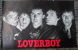 LOVERBOY 1981 Vintage POSTER MIKE RENO 95*60 cm CBS Inc P-36762 Classic ... - £39.29 GBP