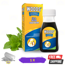 1 X Woods&#39; Menthe Poivrée Toux Sirop 100ml Soulage Toux Apaise Mal de Gorge - $22.57