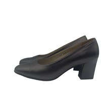 Salvatore Ferragamo Boutique Bronze Leather Heels Pumps Womens 8 - £27.62 GBP