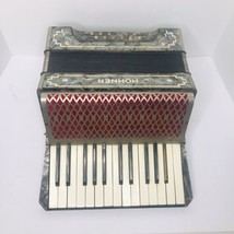 Vintage Hohner 25 Key 12 Button Piano Accordion Polka Instrument - Working *Read - £238.78 GBP