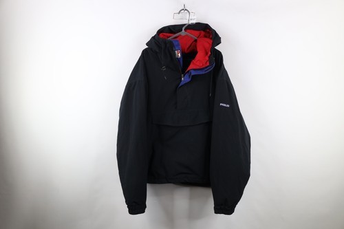 Vintage 90s 1992 Ralph Lauren Mens XL Spell Out P Racing Hooded Anorak J... - £744.70 GBP