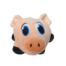 Six Flags Texas Peach Pig Farm Animal Plush Stuffed Animal 11.75&quot; - £21.80 GBP