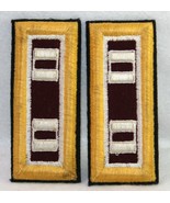 Vintage Vanguard US ARMY Medical &amp; Veterinary CAPTAIN Shoulder Board Pair - €21,15 EUR