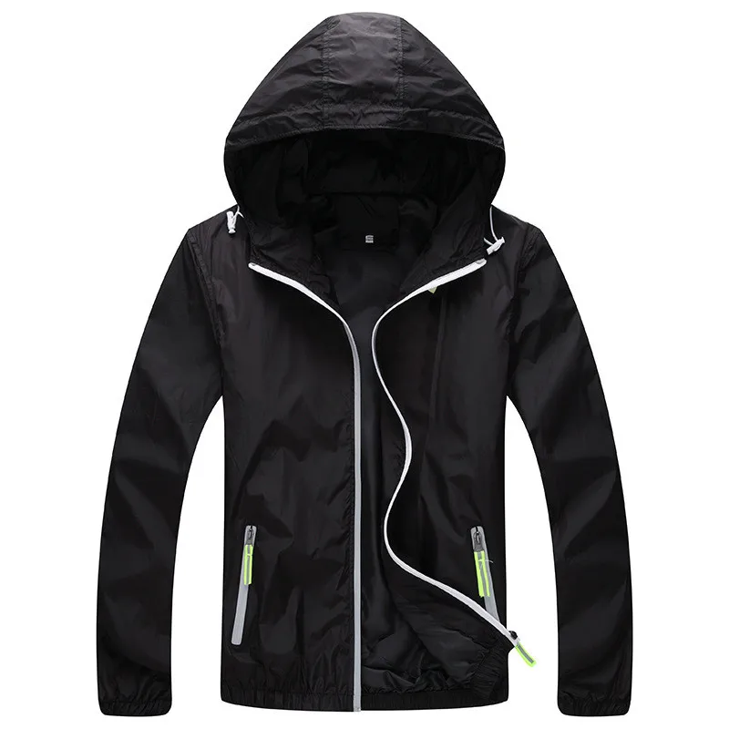Ve jacket quick dry coat sunscreen waterproof ultra light thin outwear windbreaker coat thumb200