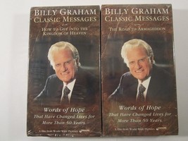 VHS Christian (2) BILLY GRAHAM Classic Messages [12B7] - £16.67 GBP