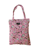 SR25 unicorn Whale Rainbow  - shopper shoulder bag tote bag 34 x 32  x 5 cm - $16.99