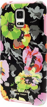 NEW Isaac Mizrahi New York Series Protective Case for Galaxy S5 Black Floral - £6.73 GBP
