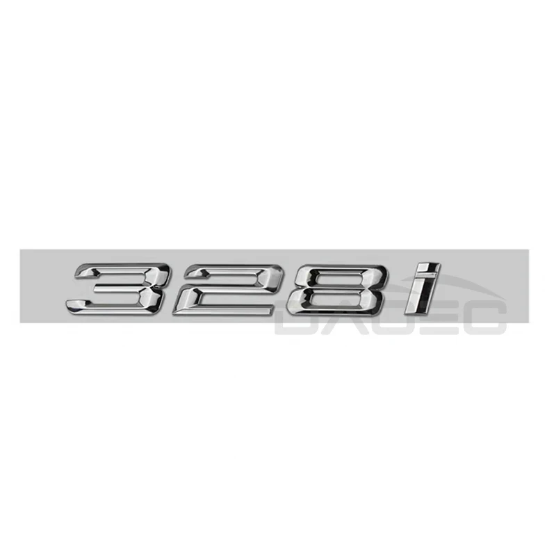 Car ABS Trunk Letters Logo Badge Emblem Sticker For BMW 3 Series 320i 325i 328i