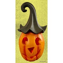 VTG Halloween Jack O&#39; lantern Pumpkin Multicolored Lights Flash Battery ... - £11.76 GBP
