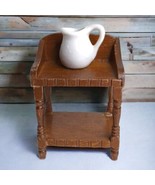 BRINN&#39;S Wash or Changing Table w Pitcher Vintage Dollhouse Miniature Fur... - £7.06 GBP