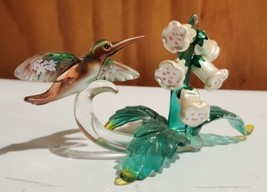 Lena Liu “Elegant Companions&quot; Glass Hummingbird Figurine - £19.47 GBP