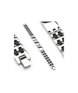 Jewelry Trends Stainless Steel Panel Bracelet - $47.66 CAD