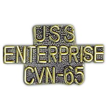 U.S. Navy USS Enterprise CVN-65 Pin 1&quot; - £7.84 GBP