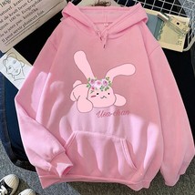 Ouran - Pink Hoodie for Women, Kawaii Clothes, Usa-chan, Harajuku - £29.56 GBP