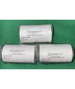 Lot of 3 CuraPlex ECG Chart Paper Rolls Thermal 80mm Red Grid 2745-90080 - $406.85 MXN