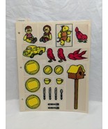 Vintage 1970s Limpygraph 1 Diecut Sheet Dolls Birds Plates Turtle Truck - $39.60