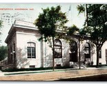 Post Office Building Anderson Indiana IN 1908 DB Postcard J18 - $2.92