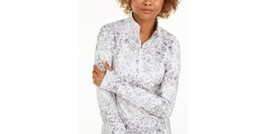 allbrand365 designer Ideology Womens Snake Print Quarter Half Zip Top, Medium - £35.35 GBP