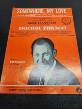 Somewhere, My Love from Doctor Zhivago Sheet Music 1966 Robbins Music Corp. - £6.75 GBP