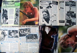 BRIAN KRAUSE ~ 12 Color, B&amp;W Vintage Clippings, Articles, PIN-UPS from 1990-1991 - £6.74 GBP
