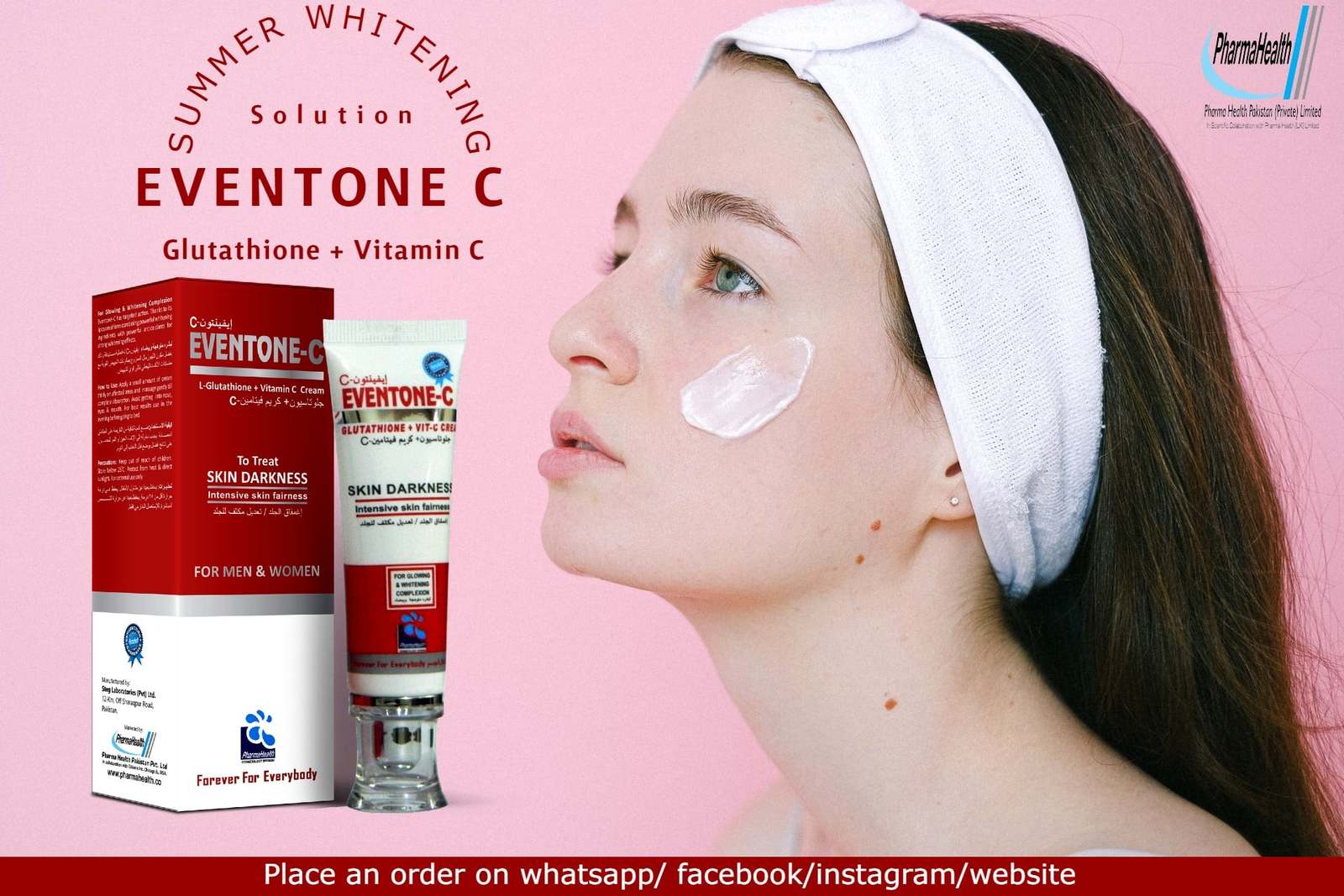 Even Tone C Cream for Skin Lightening, Melasama & Hyperpigmentation