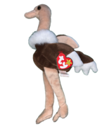 TY Beanie Baby – STRETCH the Ostrich (6.5 in) - $125.37 MXN