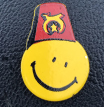 Shriners Happy Fez Pin Vintage Masonic Masons - $12.95