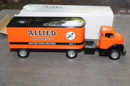 Ertl 1354UO 1:43 Scale 1950 Orange Chevy Semi Truck &amp; Allied Trailer MINT LB - £28.44 GBP