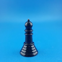 Chess For Juniors Pawn Black Hollow Plastic Replacement Game Piece Selright - $2.10