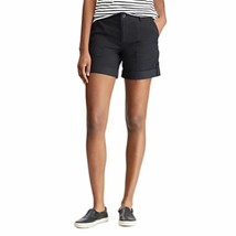 Lauren black twill shorts with roll tabs size 14 - £11.87 GBP