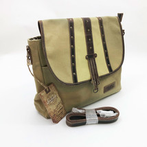 Sixtease Capella Cross Body Bag Handcrafted Canvas 12.5x11x5 in - $39.59