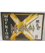 DEF LEPPARD - ORIGINAL TOUR CONCERT TOUR CLOTH BACKSTAGE PASS - $186.40 MXN