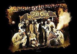 Motley Crue Poster Flag Festival Circus - $17.99