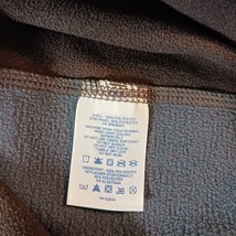 Lands' End Men's Brown & Gray Fleece 1/4 Zip Pullover Sweatshirt Size XL image 6